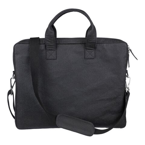Laptoptasche Lillian aus Tomatenleder Schwarz | ohne Werbeanbringung | Nicht verfügbar | Nicht verfügbar