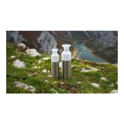 Dopper Silver Insulated (350 ml) silber/weiß | ohne Werbeanbringung | Nicht verfügbar | Nicht verfügbar