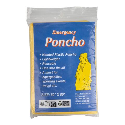 Universalponcho 'Emergency' Gelb | ohne Werbeanbringung | Nicht verfügbar | Nicht verfügbar