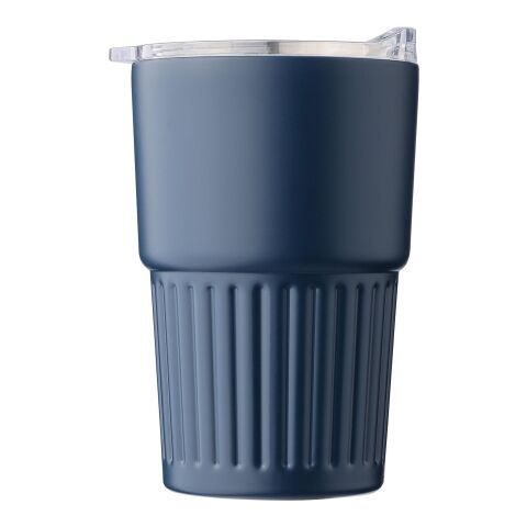 Recycelter Edelstahl-Reisebecher mit doppelter Wand (450 ml) von Calo Grün | ohne Werbeanbringung | Nicht verfügbar | Nicht verfügbar