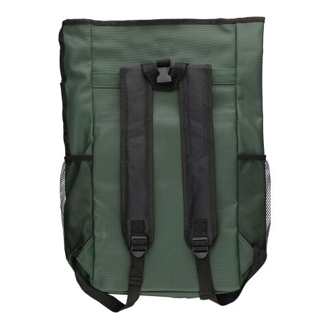 rPET-Polyester (600D) Rolltop-Rucksack Yani Schwarz | ohne Werbeanbringung | Nicht verfügbar | Nicht verfügbar