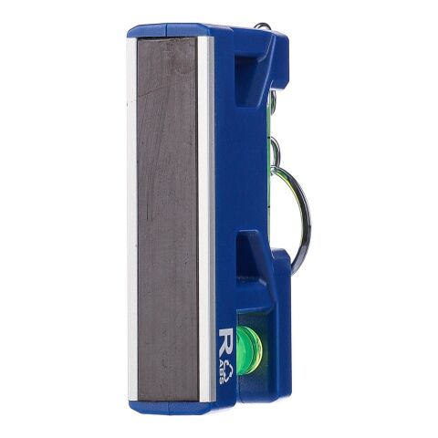 Schlüsselanhänger Wasserwaage Indira aus recyceltem ABS Grau | ohne Werbeanbringung | Nicht verfügbar | Nicht verfügbar