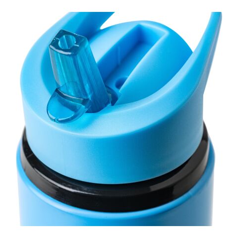 Recycelte Trinkflasche aus Edelstahl (500 ml) Zeno Hellblau