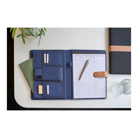 rPET-Faltmappe A4 Sven Blau | ohne Werbeanbringung | Nicht verfügbar | Nicht verfügbar