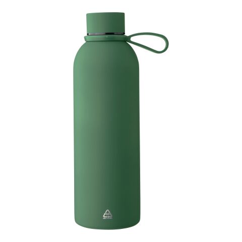 Doppelwandige Trinkflasche aus recyceltem Edelstahl (500 ml) Sena Rot | ohne Werbeanbringung | Nicht verfügbar | Nicht verfügbar