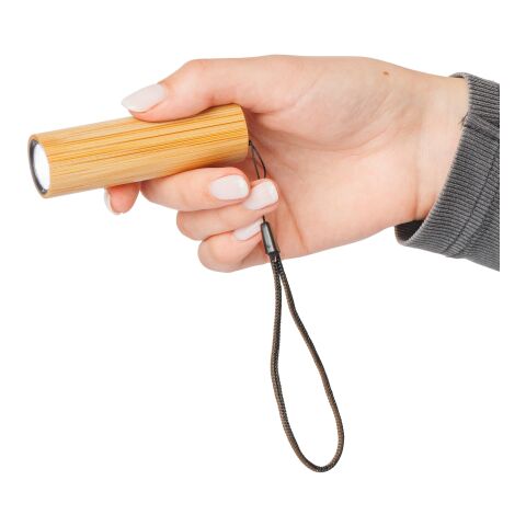 Taschenlampe Lumbo | Recycelter Bambus Braun
