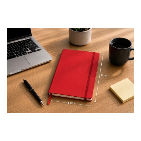 Notizbuch 'Color-Line' A5 aus PU Rot