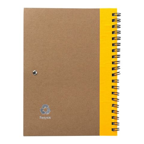 Notizbuch aus recyceltem Papier Stella Gelb