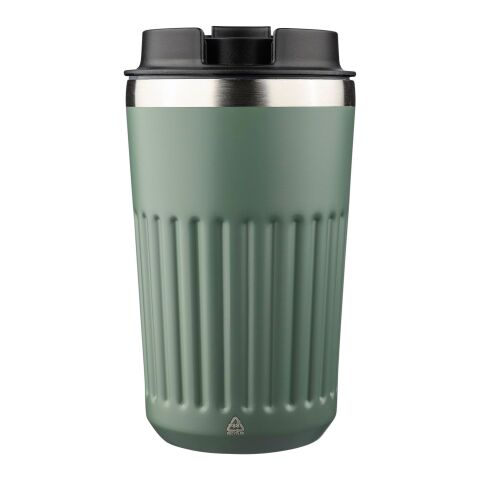 Reisebecher aus recyceltem Edelstahl (400 ml) Chiara Schwarz