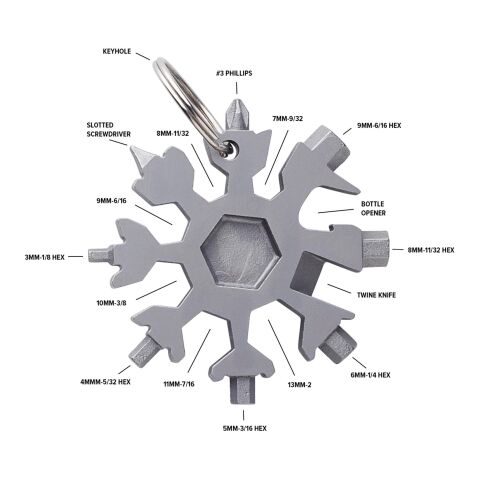Edelstahl-Multitool Abel Silber