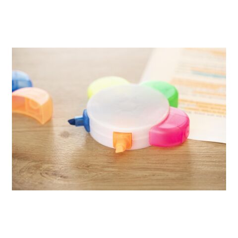 Textmarker &#039;5 in 1&#039; aus Kunststoff bunt | ohne Werbeanbringung | Nicht verfügbar | Nicht verfügbar