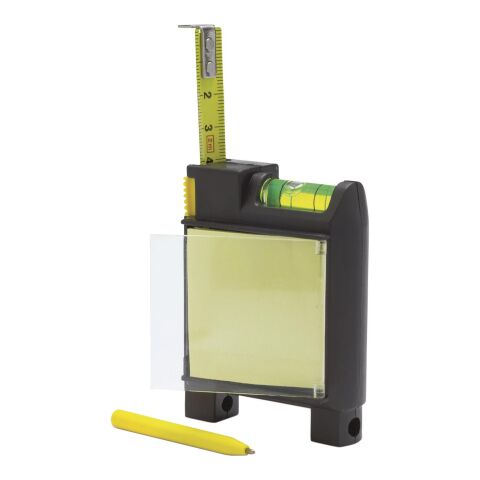 Maßband &#039;4 in 1&#039; aus Kunststoff Schwarz | ohne Werbeanbringung | Nicht verfügbar | Nicht verfügbar