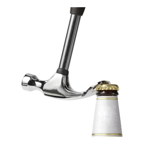 Feierabend-Hammer &#039;Texas&#039; aus Metall - Kapselheber Silber | ohne Werbeanbringung | Nicht verfügbar | Nicht verfügbar