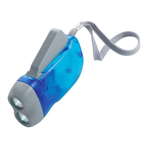 LED-Dynamotaschenlampe &#039;Mission&#039; aus Kunststoff Kobaltblau | ohne Werbeanbringung | Nicht verfügbar | Nicht verfügbar
