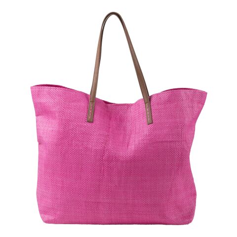 Strandtasche &#039;Calm&#039; aus Papier limone | ohne Werbeanbringung