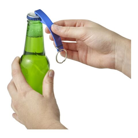 Kapselheber &#039;Crown&#039; aus Aluminium mit Schlüsselring Grün | ohne Werbeanbringung | Nicht verfügbar | Nicht verfügbar