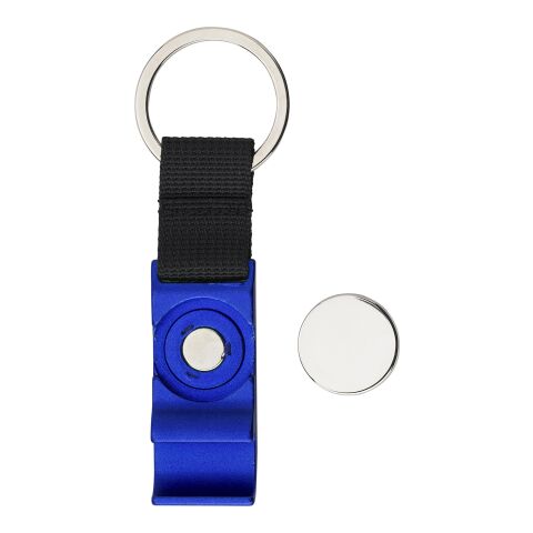 Schlüsselanhänger aus Metall Blau | ohne Werbeanbringung | Nicht verfügbar | Nicht verfügbar