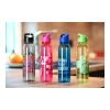 Trinkflasche Active "Wave", 650 ml transparent blau | ohne Werbeanbringung | Nicht verfügbar | Nicht verfügbar