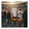 Trötenbecher "Germany" weiß | ohne Werbeanbringung | Nicht verfügbar | Nicht verfügbar