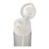 Theron 700 ml RCS Trinkflasche aus recyceltem Kunststoff mit Multifunktionsdeckel und Klappstrohhalm weiß