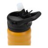 Knox 350 ml RCS Trinkflasche aus recyceltem, doppelwandigem Edelstahl mit Klappstrohhalm gelb