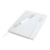 Legato Elegance A5 Hardcover Notizbuch mit Tintenroller Set Standard | weiß-weiß | ohne Werbeanbringung | Nicht verfügbar | Nicht verfügbar