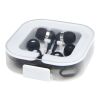 Baekdu kabelgebundenes Headset Typ-C mit Aufbewahrungsbox aus recyceltem Kunststoff Standard | schwarz | ohne Werbeanbringung | Nicht verfügbar | Nicht verfügbar