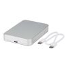 Avis 10.000 mAh RCS Powerbank aus recyceltem Aluminium mit Magnetfunktion Silber