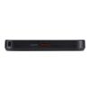 SMART 5000 mAh Powerbank aus recyceltem Kunststoff mit Magnetverschluss und Lanyard schwarz