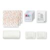 mykit, first aid, kit orange | 1-farbiger Digitaler Aufkleber | Vorderseite | 90 mm x 127 mm