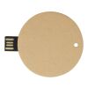 USB-Stick 2.0 rund aus recyceltem Papier Kraftpapier | 1 GB | ohne Werbeanbringung | Nicht verfügbar | Nicht verfügbar