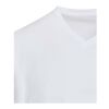 Balfour Kurzärmeliges T-Shirt V-Ausschnitt aus 200 g/m² Bio Baumwolle (OCS), unisex weiss | S