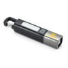 WIGGINS. ABS-Taschenlampe mit einer 2-W-LED-Leuchte (53 Lumen) an der Vorderseite und einer COB-Leuchte (53 Lumen) an der Oberseite schwarz