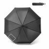 GUSTAVO. Recyceltem Polyester (100% rPET) 190T Pongee-Schirm mit automatischer Öffnung und Schließung schwarz | ohne Werbeanbringung | Nicht verfügbar | Nicht verfügbar | Nicht verfügbar