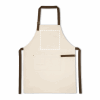 HOLM. Schürze aus 100% Canvas-Baumwolle (320 g/m²) mit Metalldetails Naturhell | ohne Werbeanbringung | Nicht verfügbar | Nicht verfügbar | Nicht verfügbar