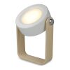 Coollux Multifunktions-LED-Lampe mit Bambusgriff Weiss | ohne Werbeanbringung | Nicht verfügbar | Nicht verfügbar