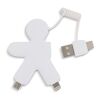 2064 | Xoopar Buddy Eco GRS Charging Cable Weiss