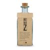 InSideOut Square Recycelte Glaswasserflasche ReuuZ mit Korkverschluss 1 l Transparent