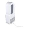 inSideOut Brislux – Rotorloser Softwind-Ventilator mit LED-Licht Weiss