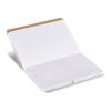 Notizbuch Olmo Hardcover PU A5 mit Haftnotizen Weiss