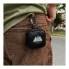 Nylon-Kopfhöreretui 6,5 x 6 cm Schwarz | ohne Werbeanbringung | Nicht verfügbar | Nicht verfügbar
