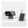 Nova Wireless Powerbank Kompatibel mit MagSafe und Apple Watch 10000 mAh Dunkelgrau