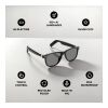 Miro – KI-gestützte Audiobrille mit Übersetzungsfunktion schwarz | ohne Werbeanbringung | Nicht verfügbar | Nicht verfügbar