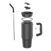 Embrace Deluxe Becher aus RCS recyceltem Edelstahl 900ml schwarz | ohne Werbeanbringung | Nicht verfügbar | Nicht verfügbar