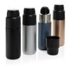 Thermocup RCS – recycelte Thermosflasche mit Becher, 500ml schwarz