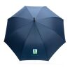 27" Impact AWARE™ RPET 190T Auto-Open Bambus-Schirm marineblau | ohne Werbeanbringung | Nicht verfügbar | Nicht verfügbar