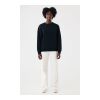 IQONIQ Torla Rundhals-Pullover aus recycelter Baumwolle schwarz | 5XL