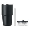 Doppelwandiger Trinkbecher 500ml schwarz