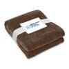 Recycelt PET-Flanell Fleece-Decke 280g/m² Schokolade | ohne Werbeanbringung | Nicht verfügbar | Nicht verfügbar | Nicht verfügbar
