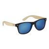 Sonnenbrille aus ABS und Bambus Luis Blau